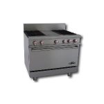 Estufa con 4 quemadores, horno y plancha de 1 pie CG-41P